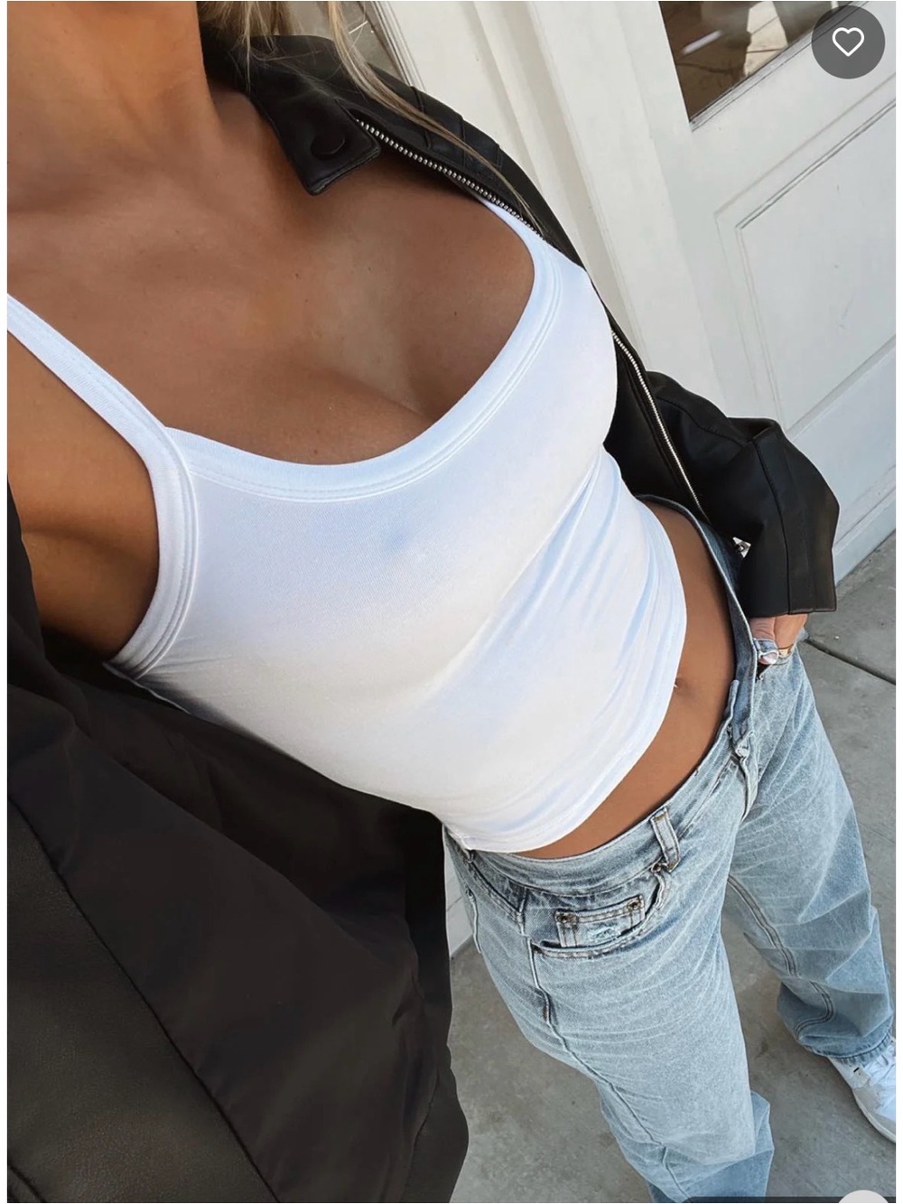 White Fox Boutique - The Best Asset White Tank